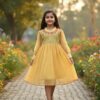 Stylish Yellow A-Line Frock for Girls – My Craft Kids Fashion